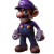 Waluigi Crossover Design Vinyl Car Decal Sticker – Waterproof & UV-Resistant 8"