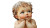 Cupid Baby Painting Vinyl Car Decal Sticker – Waterproof & UV-Resistant 8"