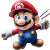 Colored Pencil Mario Vinyl Car Decal Sticker – Waterproof & UV-Resistant 8"