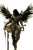 Lucifer In Triumph Vinyl Car Decal Sticker – Waterproof & UV-Resistant 8"