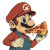 Super Mario Pizza Vinyl Car Decal Sticker – Waterproof & UV-Resistant 8"