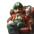 Luigi Gangsta Accounting Vinyl Car Decal Sticker – Waterproof & UV-Resistant 8"