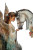 Ethereal Angel & Horse Vinyl Car Decal Sticker – Waterproof & UV-Resistant 8"