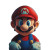Hacker Style Mario Vinyl Car Decal Sticker – Waterproof & UV-Resistant 8"