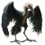 Zombified Giant Bird Vinyl Car Decal Sticker – Waterproof & UV-Resistant 8"