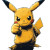 Pikachu Action Pose Vinyl Car Decal Sticker – Waterproof & UV-Resistant 8"