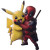 Pikachu And Deadpool Vinyl Car Decal Sticker – Waterproof & UV-Resistant 8"
