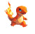Charmander Illustration Vinyl Car Decal Sticker – Waterproof & UV-Resistant 8"