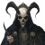 Horror Warlock Patron Vinyl Car Decal Sticker – Waterproof & UV-Resistant 8"