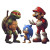 Ninja Turtle Meeting Vinyl Car Decal Sticker – Waterproof & UV-Resistant 8"