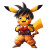 Pikachu As Goku Vinyl Car Decal Sticker – Waterproof & UV-Resistant 8"