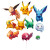 Colorful Pokemon Vinyl Car Decal Sticker – Waterproof & UV-Resistant 8"