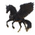 Black Pegasus Vinyl Car Decal Sticker – Waterproof & UV-Resistant 8"