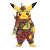 Nora Pikachu Art Vinyl Car Decal Sticker – Waterproof & UV-Resistant 8"