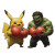 Pikachu And Hulk Vinyl Car Decal Sticker – Waterproof & UV-Resistant 8"