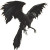 Dark Fantasy Harpy Vinyl Car Decal Sticker – Waterproof & UV-Resistant 8"