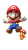 Chibi Mario Jumping Vinyl Car Decal Sticker – Waterproof & UV-Resistant 8"