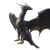Golden-Accented Wyvern Vinyl Car Decal Sticker – Waterproof & UV-Resistant 8"