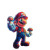Trippy Super Mario Vinyl Car Decal Sticker – Waterproof & UV-Resistant 8"