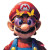 Super Mario Impressionism Vinyl Car Decal Sticker – Waterproof & UV-Resistant 8"