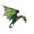Green Dragon V2 Vinyl Car Decal Sticker – Waterproof & UV-Resistant 8"