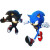 Sonic Vs Shadow Vinyl Car Decal Sticker – Waterproof & UV-Resistant 8"