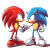 Sonic Fist Bump Vinyl Car Decal Sticker – Waterproof & UV-Resistant 8"