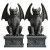 Gothic Gargoyle Statues Vinyl Car Decal Sticker – Waterproof & UV-Resistant 8"