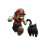 Mario Cat Chase Vinyl Car Decal Sticker – Waterproof & UV-Resistant 8"