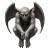 Floating Gargoyle Vinyl Car Decal Sticker – Waterproof & UV-Resistant 8"