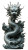 Fierce Dragon Statue Vinyl Car Decal Sticker – Waterproof & UV-Resistant 8"