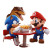 Sonic & Mario Diner Vinyl Car Decal Sticker – Waterproof & UV-Resistant 8"