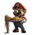 Mario With Spaghetti Vinyl Car Decal Sticker – Waterproof & UV-Resistant 8"