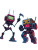 Robotic Pit Fight Vinyl Car Decal Sticker – Waterproof & UV-Resistant 8"
