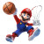 Mario Bros Dunk Vinyl Car Decal Sticker – Waterproof & UV-Resistant 8"