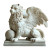 Griffin Statue Vinyl Car Decal Sticker – Waterproof & UV-Resistant 8"