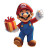 Super Mario Birthday Vinyl Car Decal Sticker – Waterproof & UV-Resistant 8"