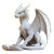 Sitting Dragon Vinyl Car Decal Sticker – Waterproof & UV-Resistant 8"