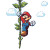 Pixelated Mario Climber Vinyl Car Decal Sticker – Waterproof & UV-Resistant 8"