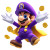 Purple Hat Mario Vinyl Car Decal Sticker – Waterproof & UV-Resistant 8"