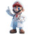 Dr. Mario Pointing Vinyl Car Decal Sticker – Waterproof & UV-Resistant 8"