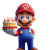 Mario'S Birthday Party Vinyl Car Decal Sticker – Waterproof & UV-Resistant 8"