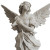 Realistic Angel Statue V2 Vinyl Car Decal Sticker – Waterproof & UV-Resistant 8"