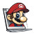 Mario Head Peek Vinyl Car Decal Sticker – Waterproof & UV-Resistant 8"