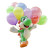 Yoshi With Balloons Vinyl Car Decal Sticker – Waterproof & UV-Resistant 8"