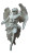 Icarus Falling V3 Vinyl Car Decal Sticker – Waterproof & UV-Resistant 8"