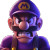 Angry Waluigi Scenario Vinyl Car Decal Sticker – Waterproof & UV-Resistant 8"