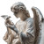Angel Statue Profile V2 Vinyl Car Decal Sticker – Waterproof & UV-Resistant 8"