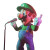 Drunk Karaoke Luigi Vinyl Car Decal Sticker – Waterproof & UV-Resistant 8"