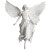 Floating Angel Relief Vinyl Car Decal Sticker – Waterproof & UV-Resistant 8"